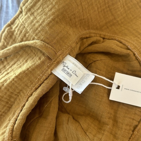 Rylee & cru hat Gold cotton 12m-3Y NWT - Picture 3 of 3